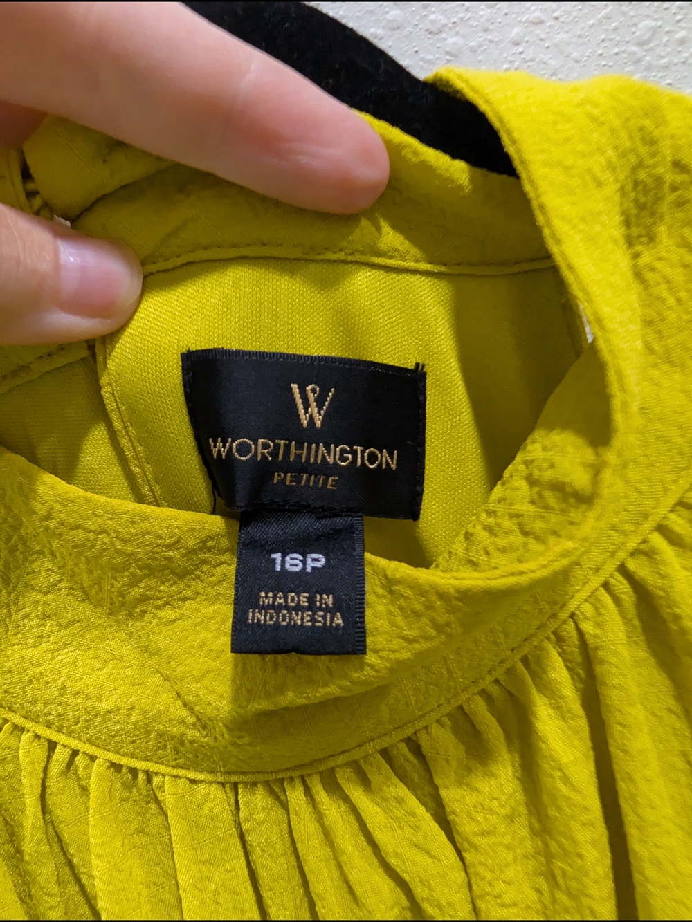 Worthington Halter Tie-Waist Maxi Dress in Bright Yellow - Picture 3 of 3